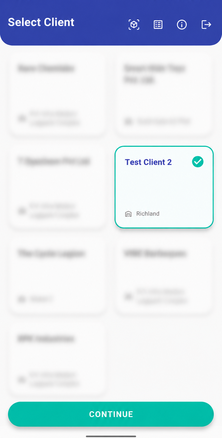 Select Client