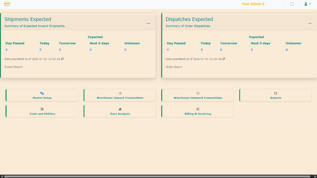 Tablet Dashboard